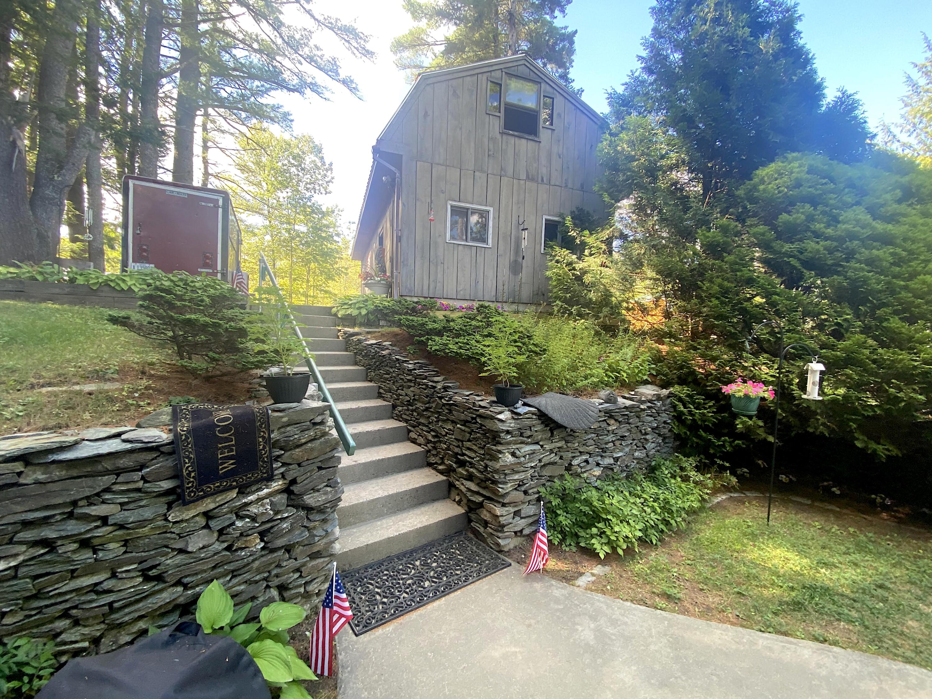 41 Haskell Avenue Raymond, ME 04071 - Photo 3 of 50 Patio/Stairs To Drive
