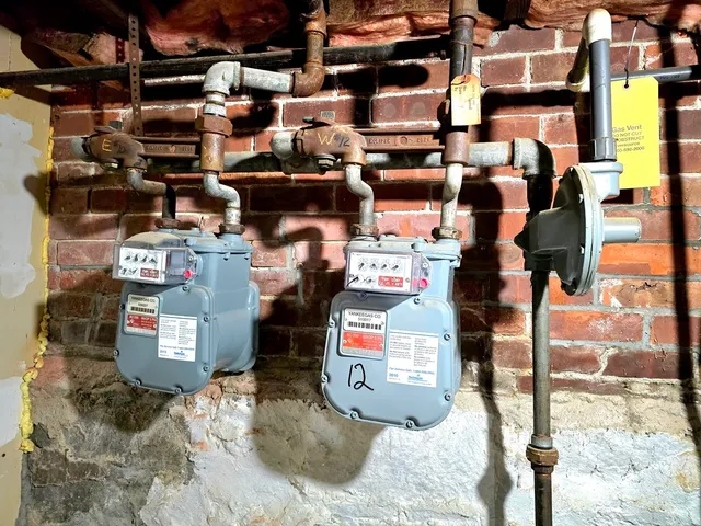 a view of a room with wooden walls