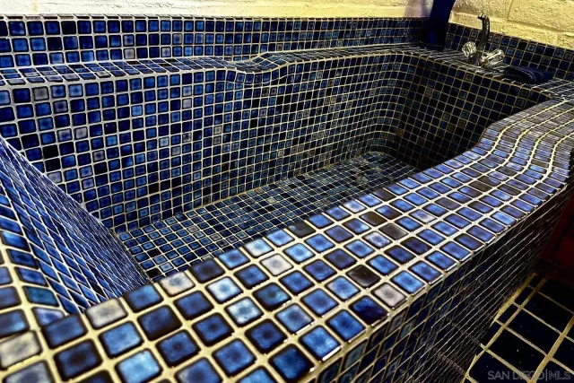 a view of a black building