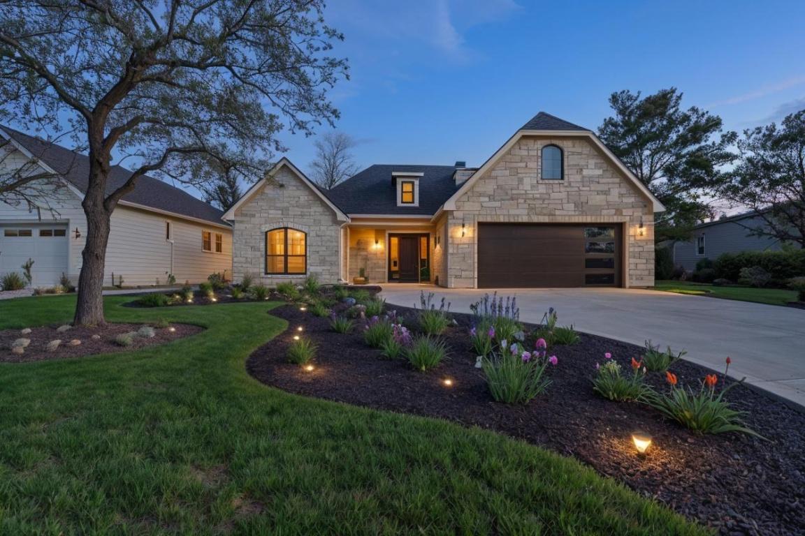 326 Coventry Road Spicewood, TX 78669 - Photo 2 of 30 front view of house with a yard