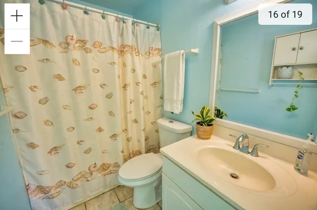 a view of swimming pool with outdoor seating