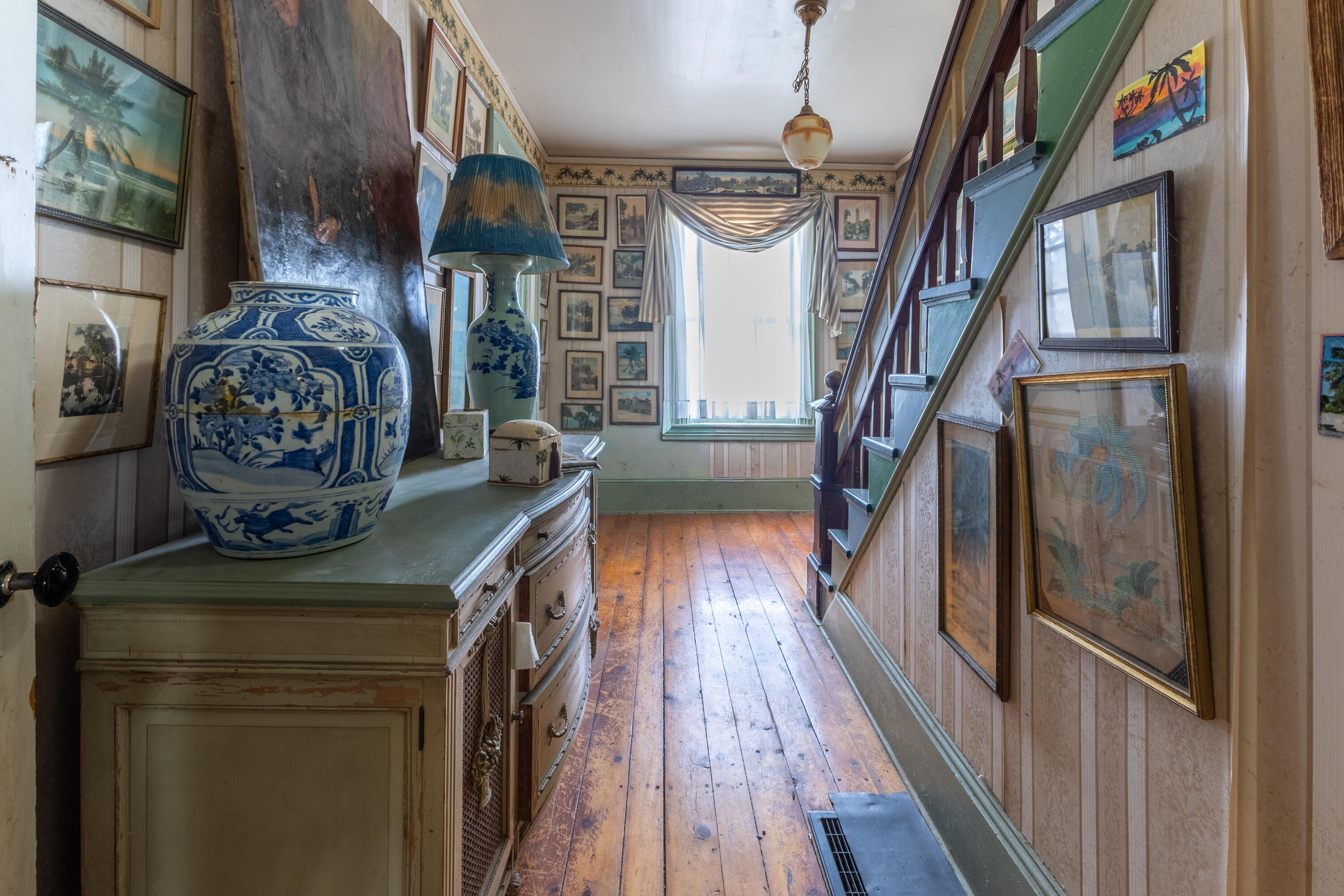 68 Village Road Steuben, ME 04680 - Photo 21 of 48 Front foyer to second floor stairway.