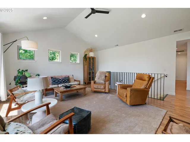 a outdoor living space with furniture and a couch