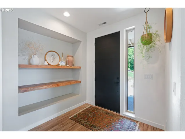 a view of bedroom with a large bed