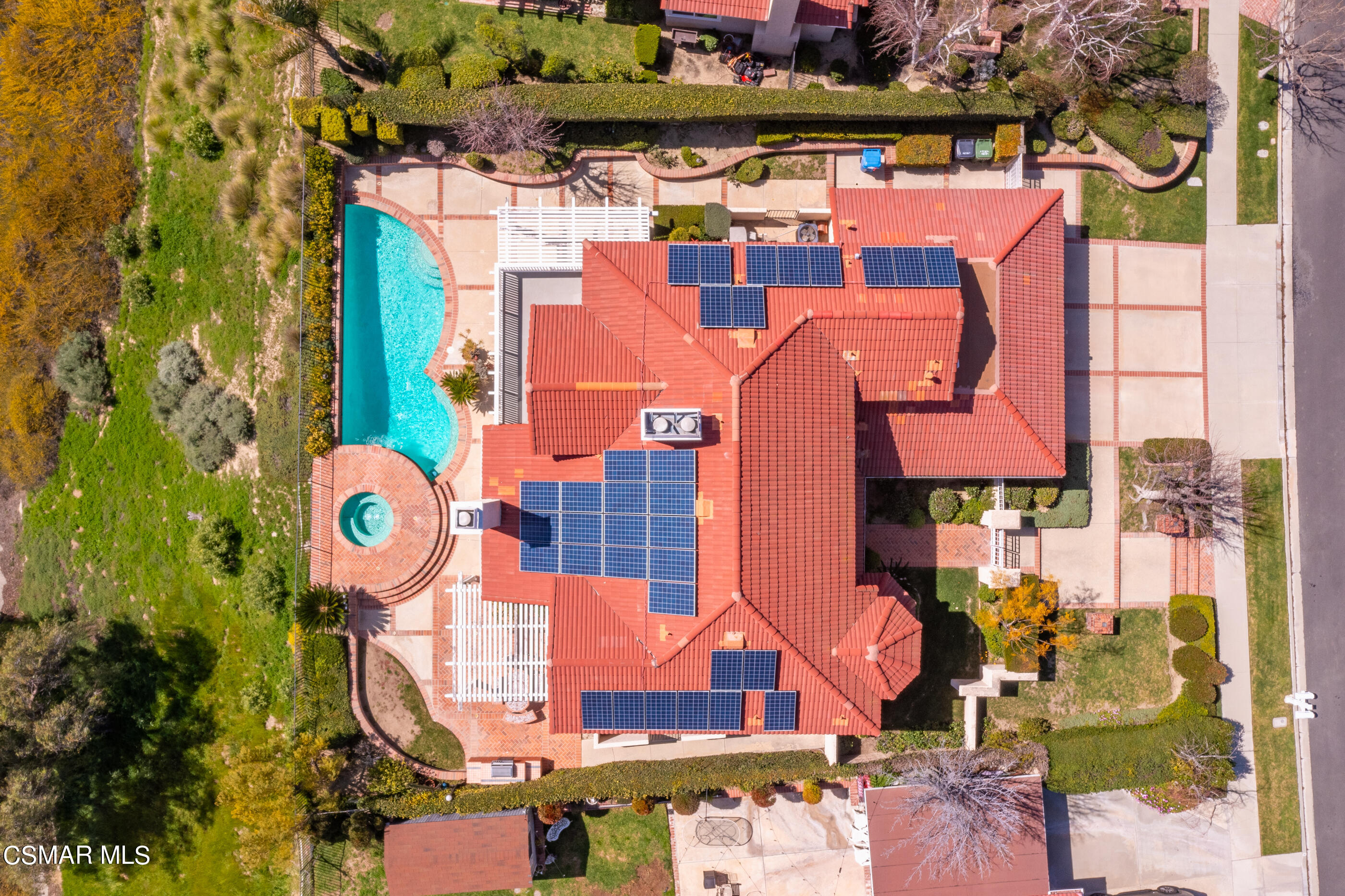 Undisclosed Address Simi Valley, CA 93063 - Photo 64 of 69 an aerial view of residential houses with outdoor space and parking