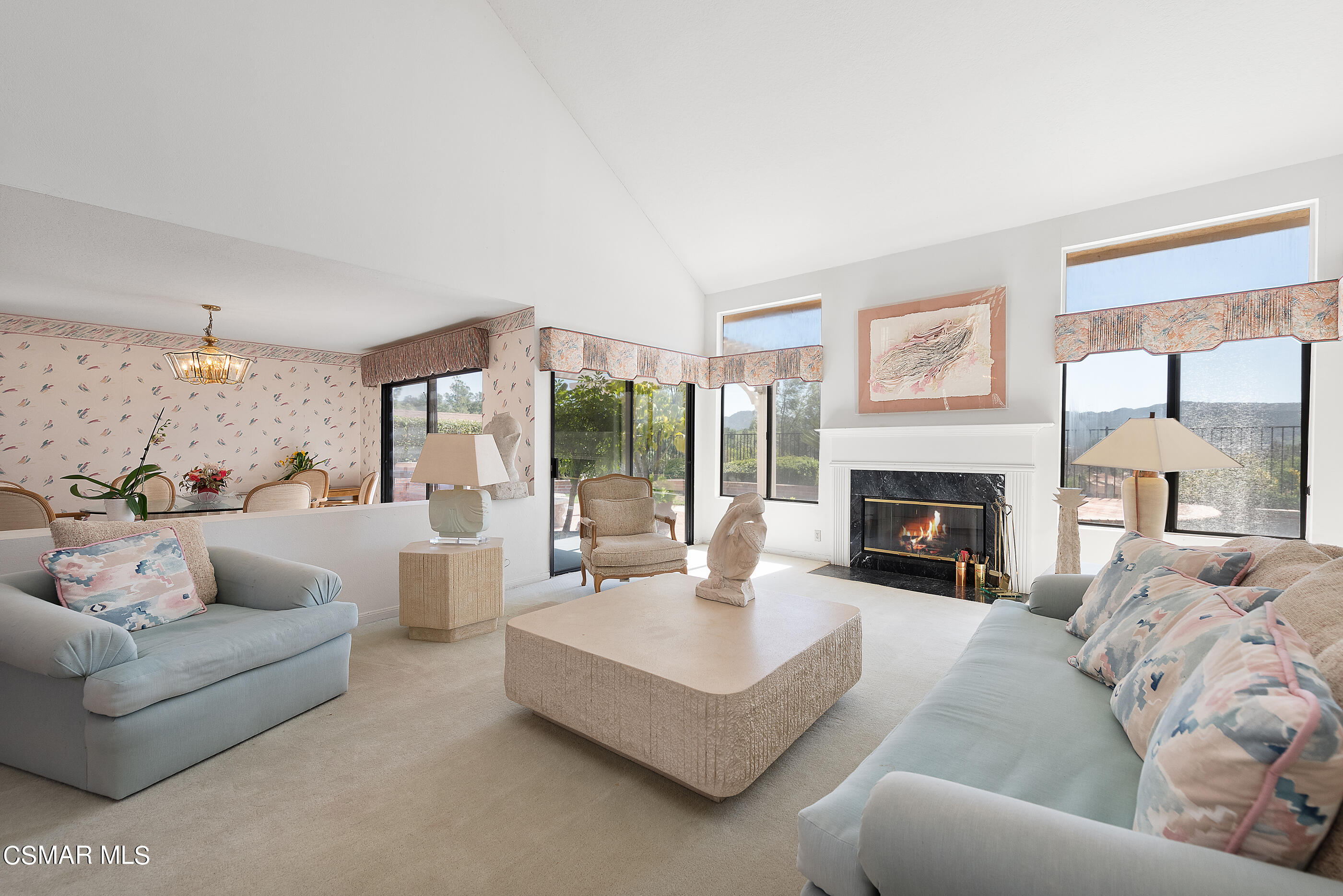 Undisclosed Address Simi Valley, CA 93063 - Photo 9 of 69 a living room with furniture and a fireplace