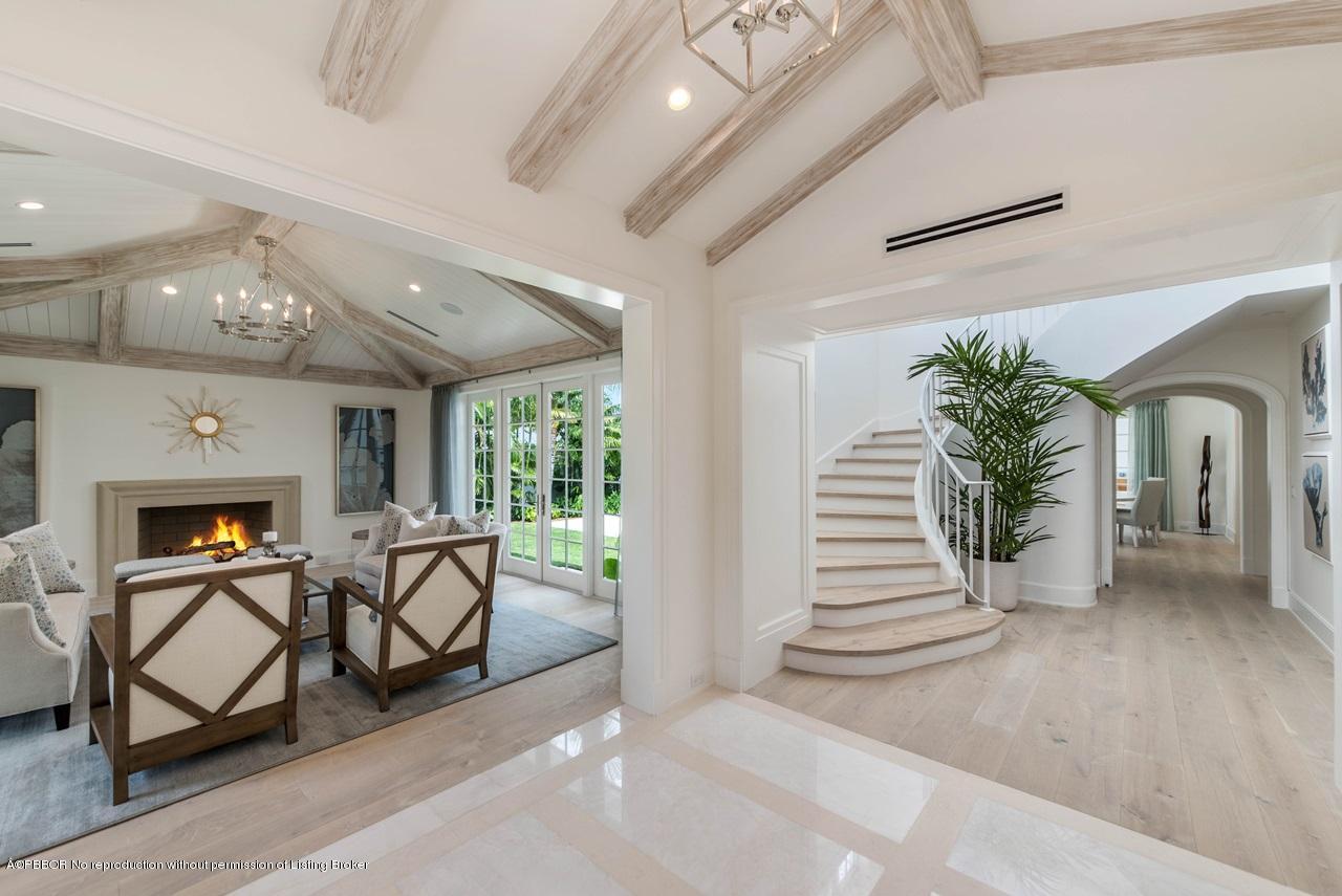 225 Arabian Road Palm Beach, FL 33480 - Photo 2 of 14 a view of a livingroom with furniture and a fireplace