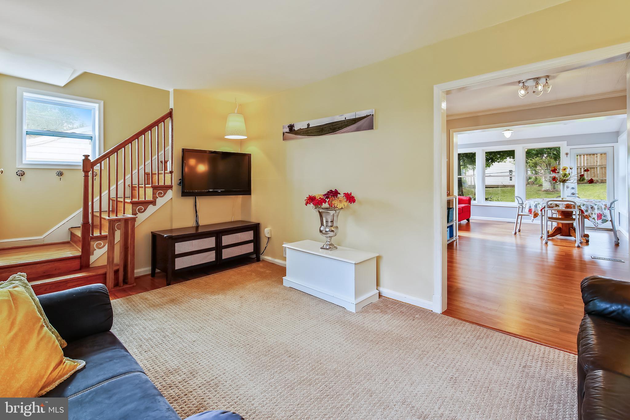 1514 Hanby Street Silver Spring, MD 20902 - Photo 21 of 39 Living Room with Excellent Natural Light