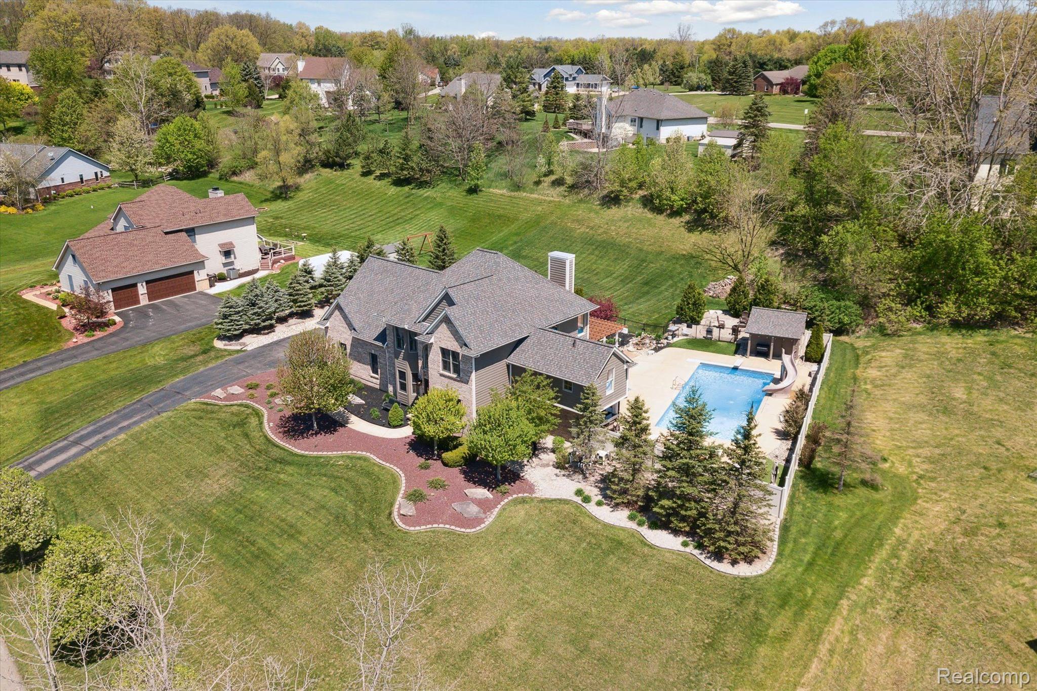 218 Locust Point Howell, MI 48843 - Photo 54 of 59 View From Above