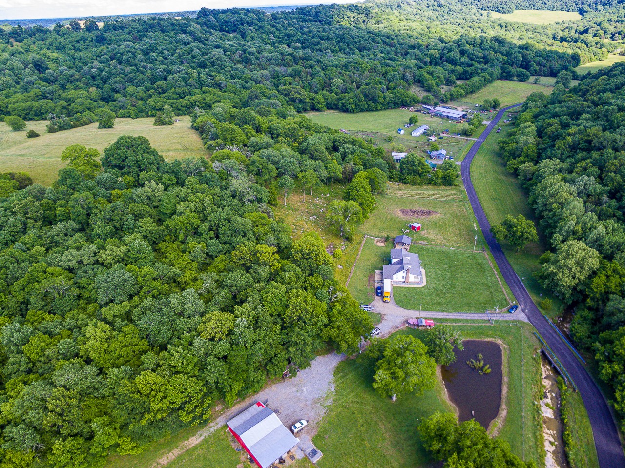 183 Lane Branch Road Fayetteville, TN 37334 - Photo 42 of 48 an aerial view of a yard
