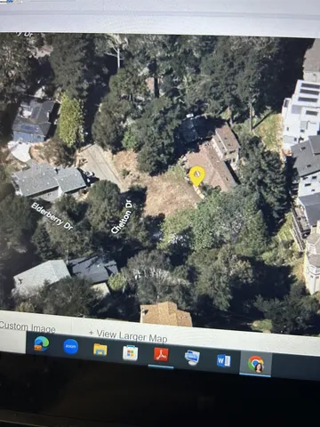a view of lot of trees and houses