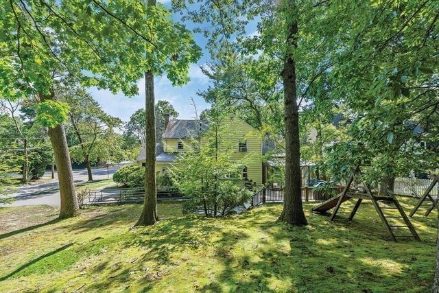 a view of an outdoor space with a lake view