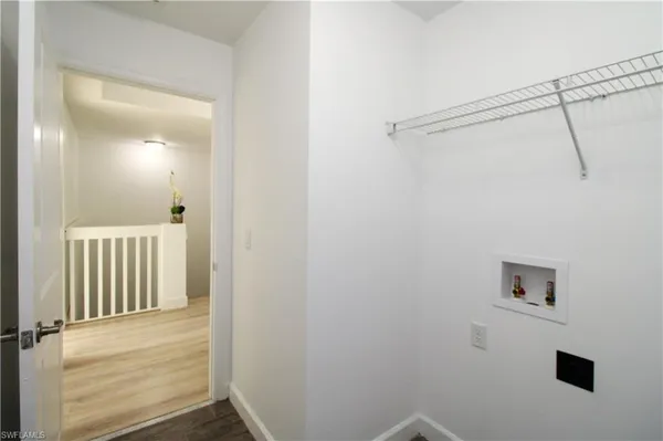 a view of a walk in closet