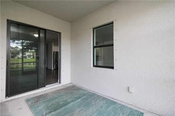 a view of an entryway door