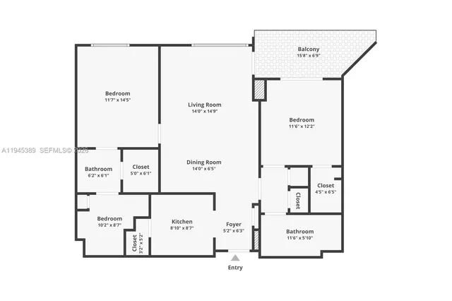 a living room with furniture and large windows