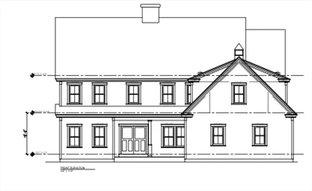 a black and white photo of a very nice looking house