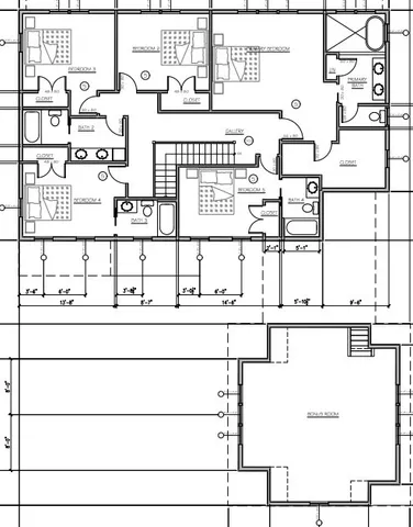 a black and white photo of a painting