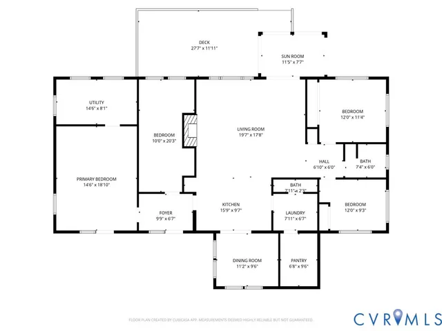 a picture of a floor plan