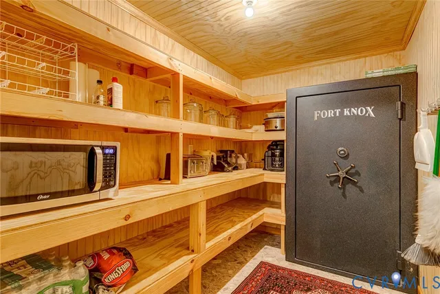 a view of an entrance of the building