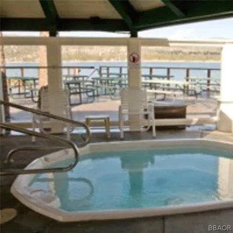 a view of a water heater room