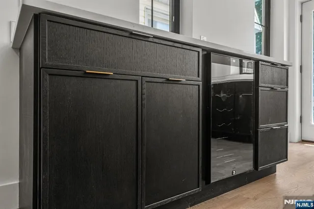 a close view of closet