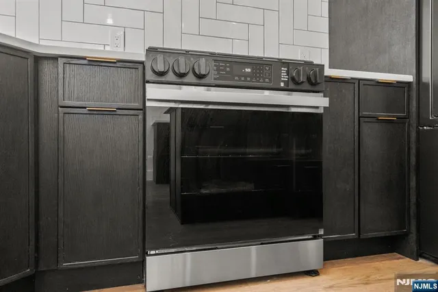 a close view of washer and dryer