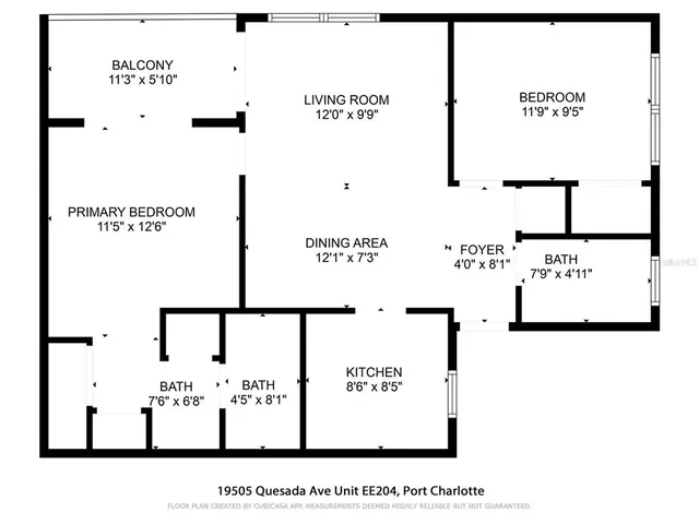 $1,350 | 19505 Quesada Avenue, Unit EE204, Port Charlotte, FL 33948