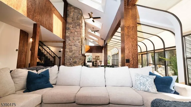 a view of living room with furniture