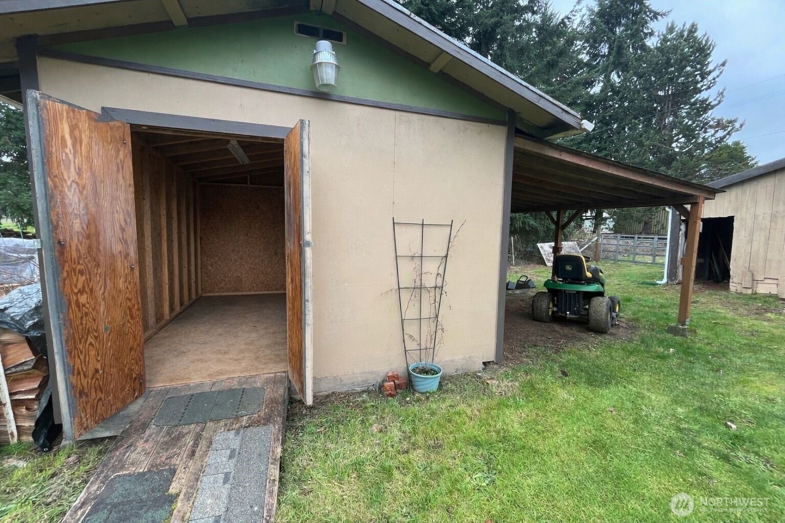 302 Centre Street North Rainier, WA 98576 - Photo 21 of 28 a view of back yard of the house