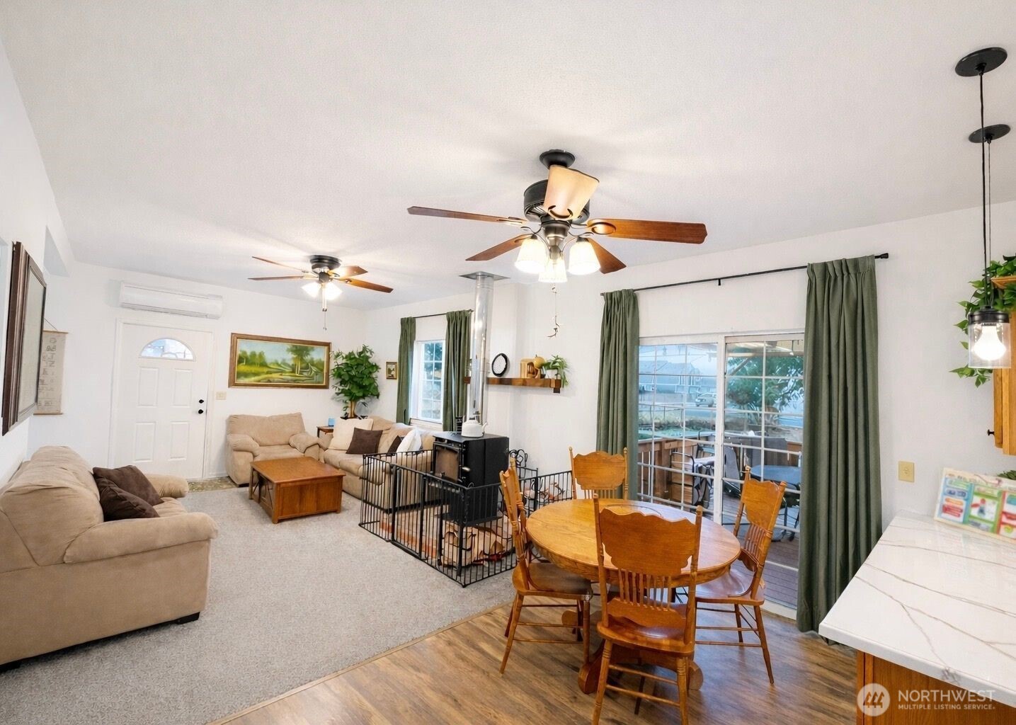 302 Centre Street North Rainier, WA 98576 - Photo 6 of 28 a living room with furniture and a large window