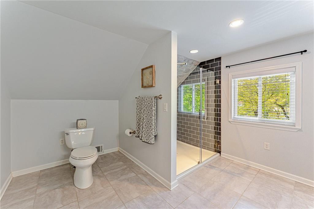 9475 Peebles Road Allison Park, PA 15101 - Photo 20 of 34 a bathroom with a toilet and a shower