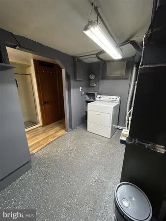 a view of a storage & utility room