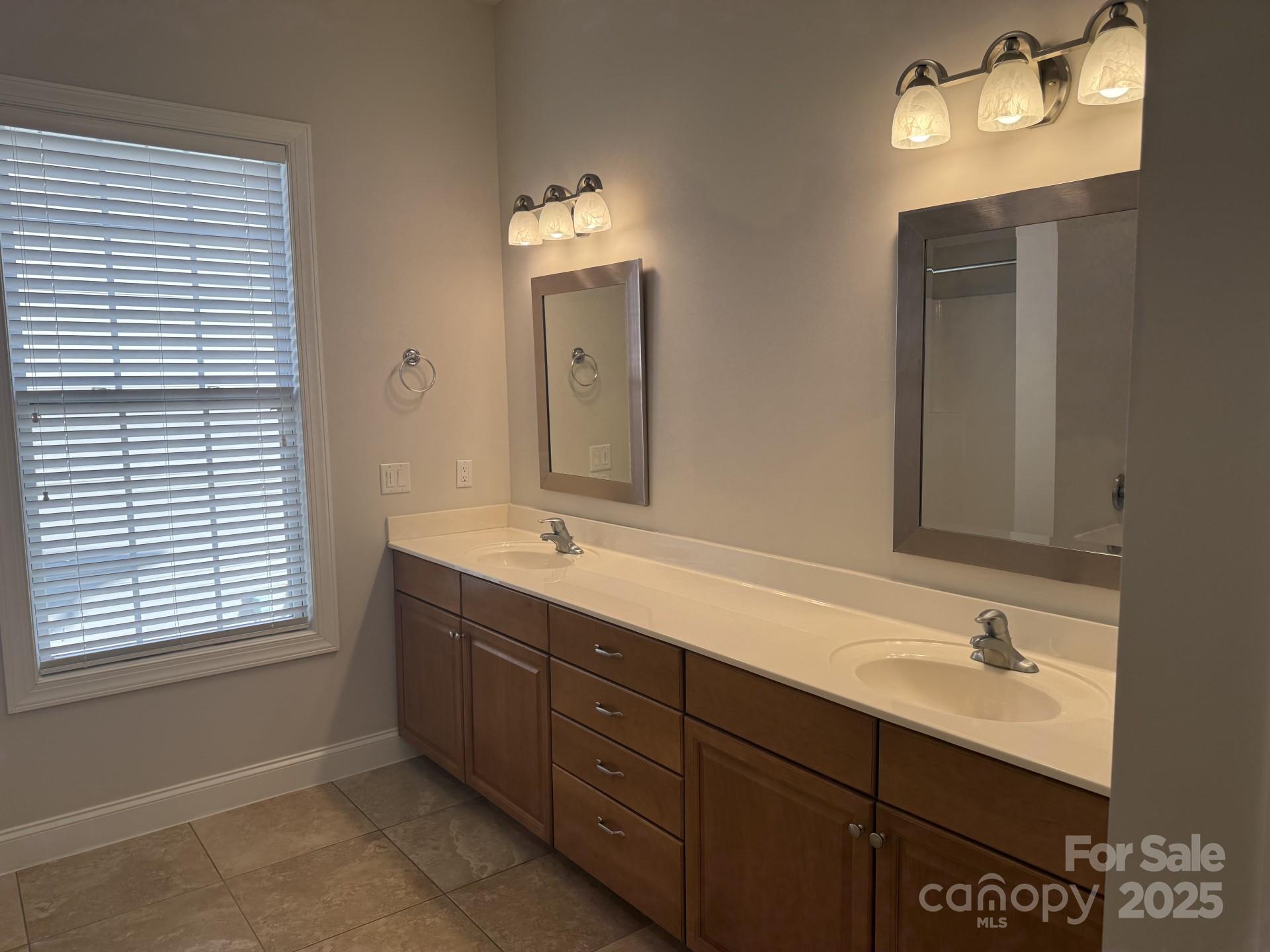 18 Eagle Pointe Way Flat Rock, NC 28731 - Photo 22 of 33 a bathroom with a double vanity sink and a mirror