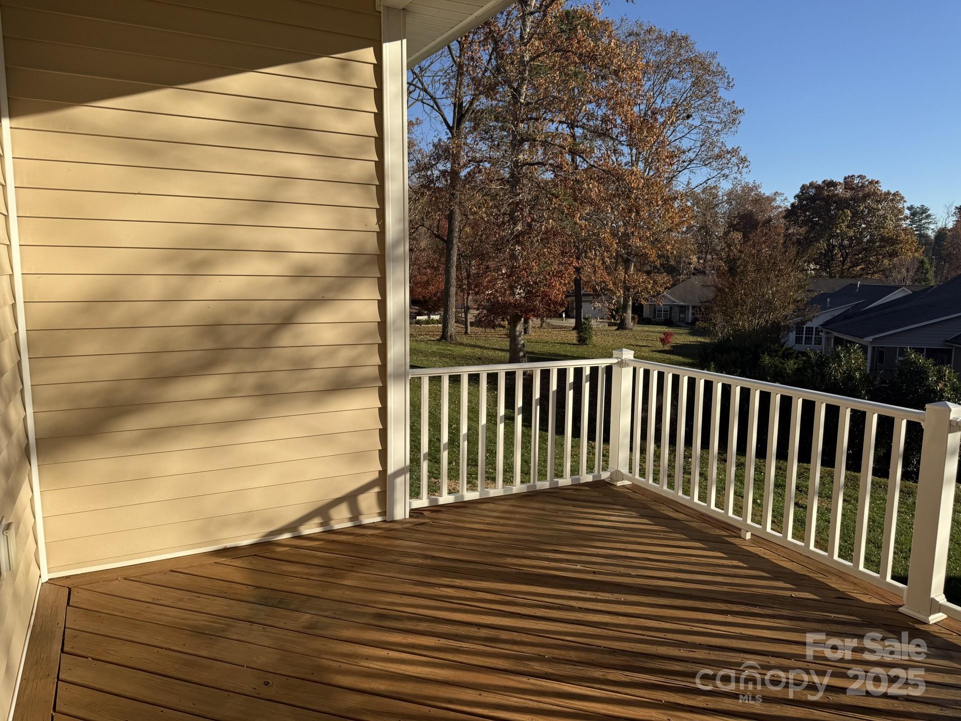 18 Eagle Pointe Way Flat Rock, NC 28731 - Photo 6 of 33 a view of wooden balcony