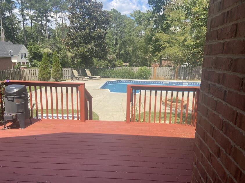 310 Barnsley Drive Evans, GA 30809 - Photo 46 of 53 deck view from backdoor