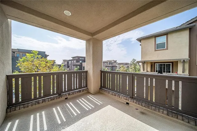 a view of a two chairs in the roof deck