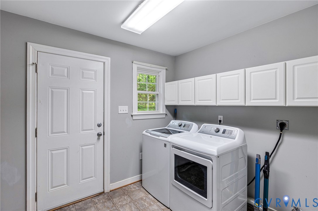6338 Oak Drive Quinton, VA 23141 - Photo 20 of 25 a utility room with dryer washer and a window