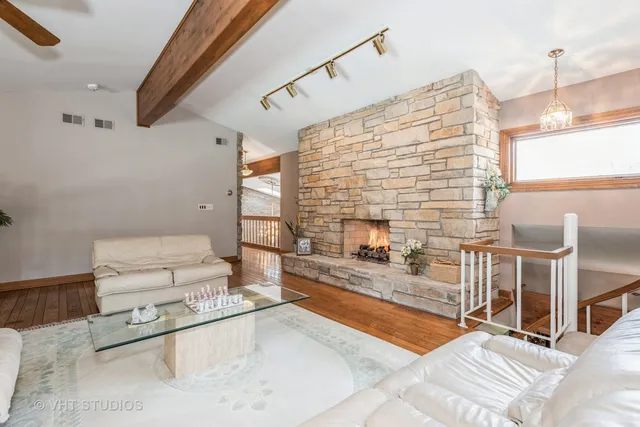 a bedroom with furniture and a couch