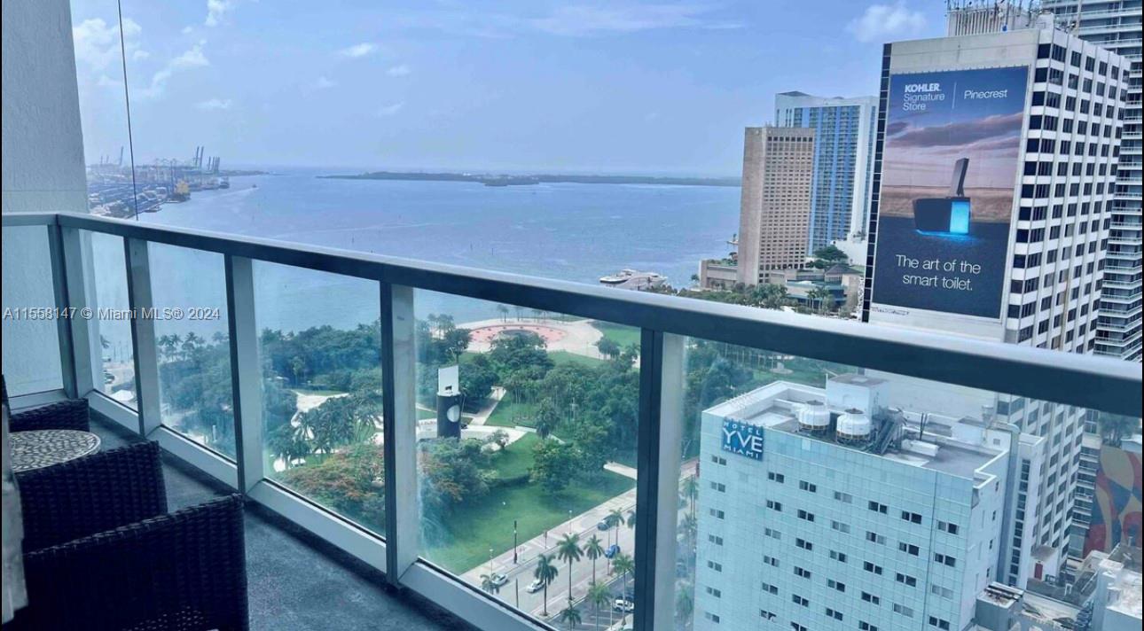 Downtown Miami Miami, FL 33132 - Photo 2 of 18 a view of a balcony with chairs
