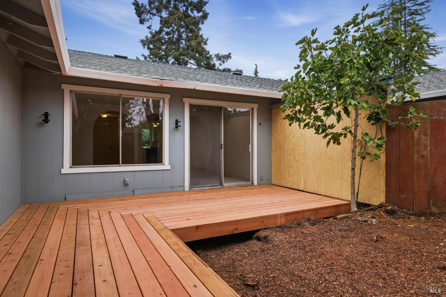 528-530 Nason Street Santa Rosa, CA 95401 - Photo 46 of 52 Back yard of the 2/2 unit with newly built deck