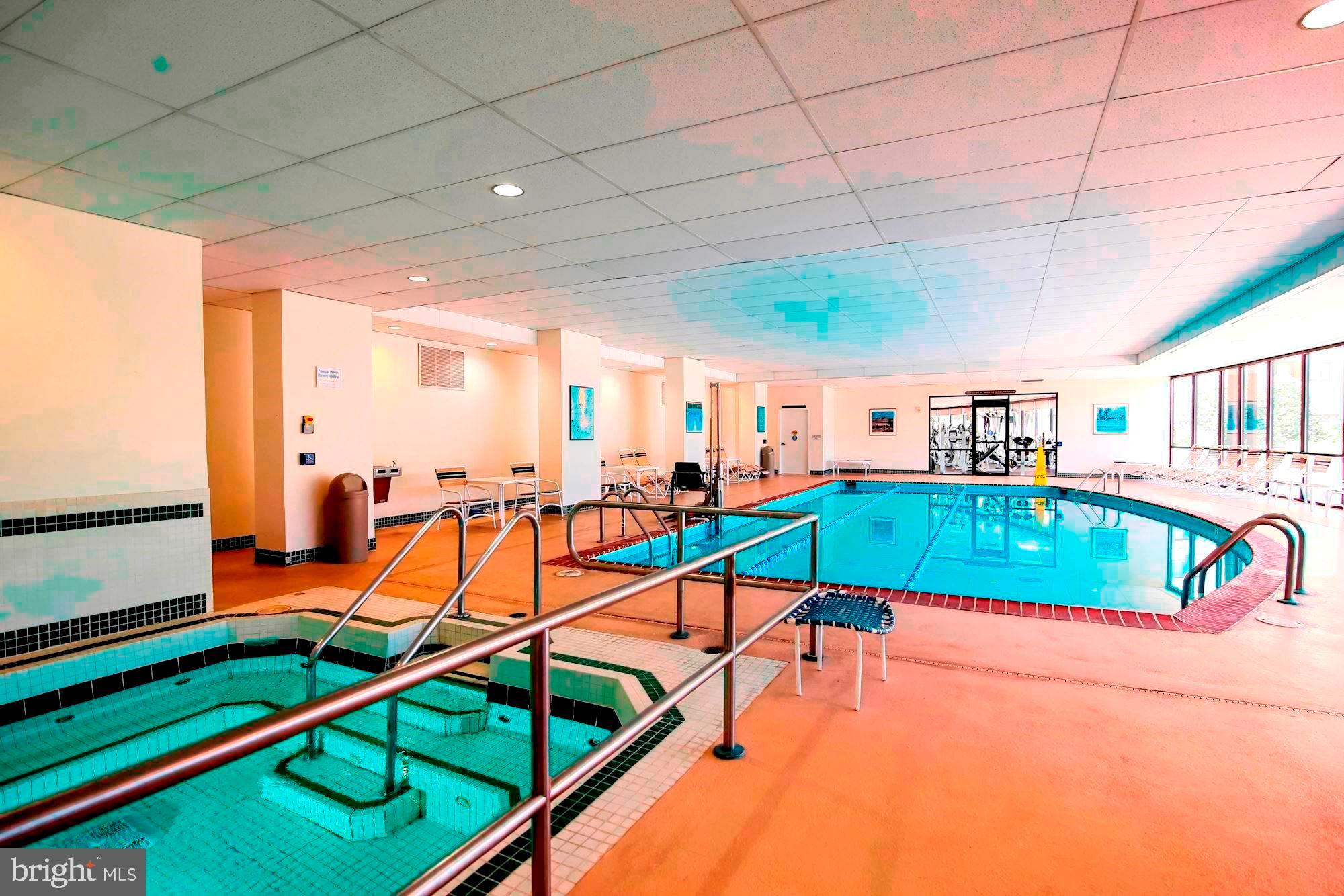 5225 Pooks Hill Road, Unit 422N Bethesda, MD 20814 - Photo 24 of 67 Indoor Pool w/ Hot Tub