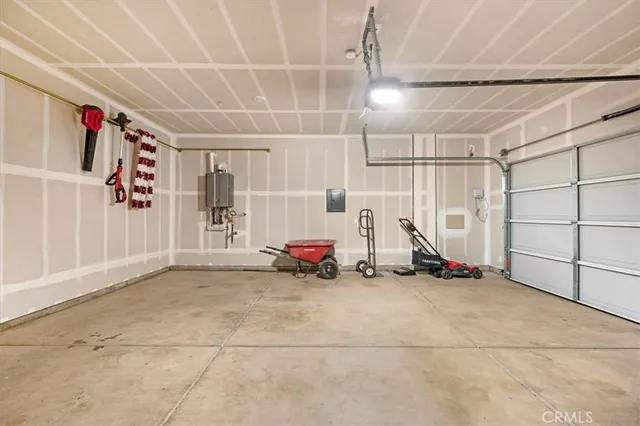 an empty room with a empty space and a window