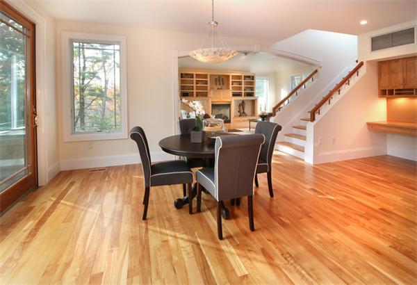 79 Winter Street Lincoln, MA 01773 - Photo 11 of 30 a view of a dining room with furniture window and wooden floor
