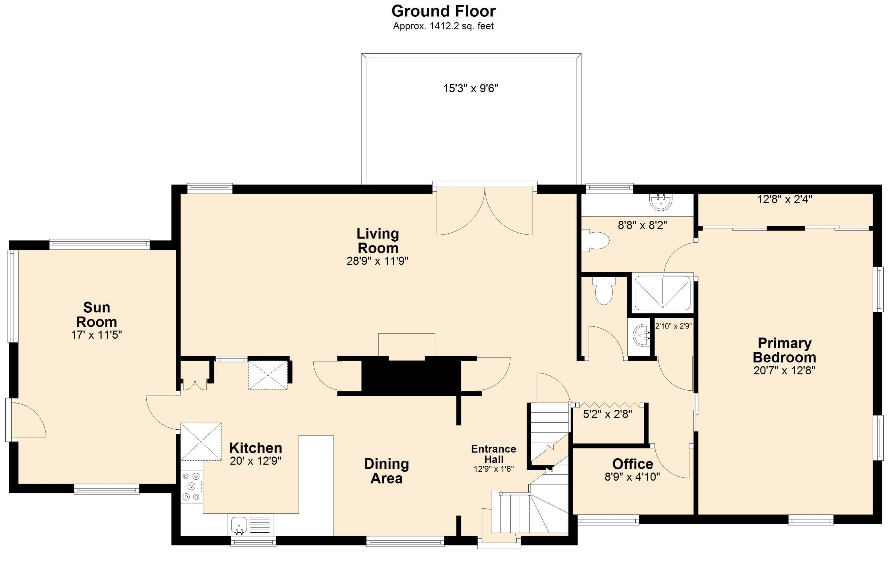 9 Faunce Mountain Road Sandwich, MA 02563 - Photo 27 of 28 1st Floor Plan