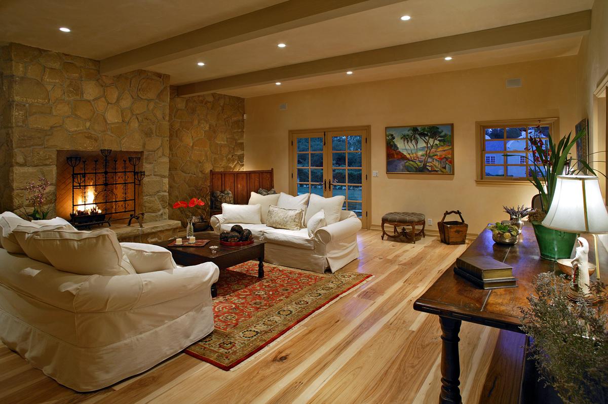 1401 School House Road Montecito, CA 93108 - Photo 9 of 9 a living room with furniture and a flat screen tv