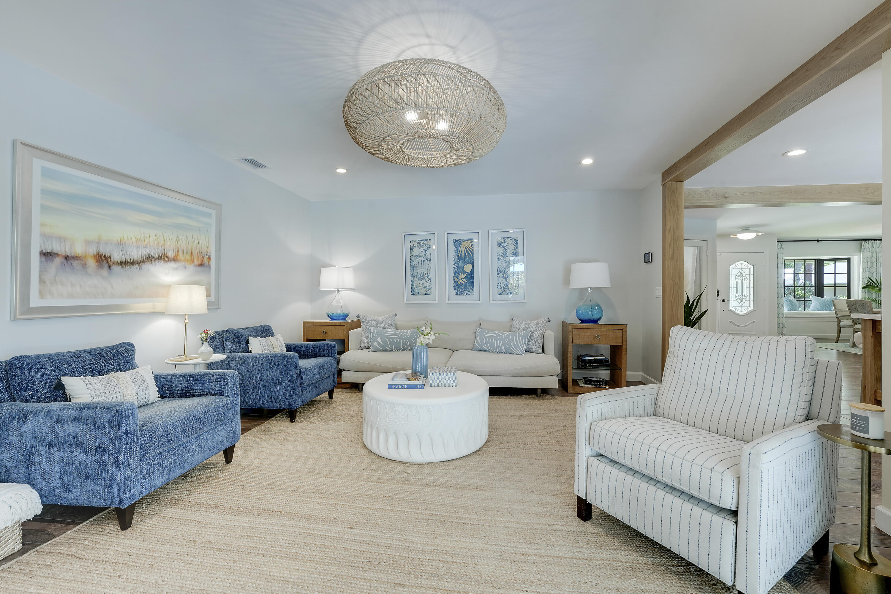 18784 Falcon Way Jupiter, FL 33458 - Photo 14 of 47 a living room with furniture and a wooden floor