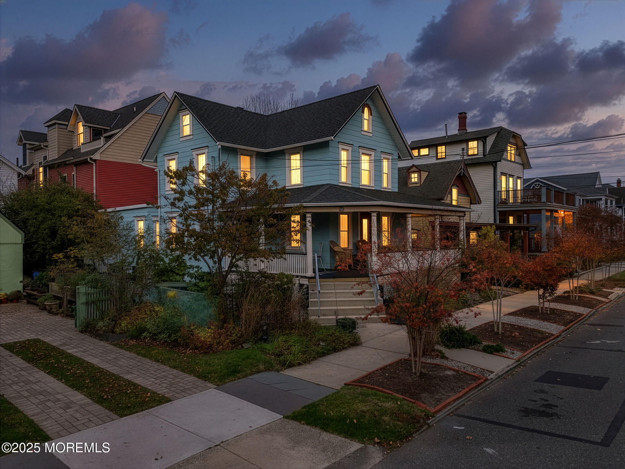 83 Broadway Ocean Grove, NJ 07756 - Photo 39 of 40 a front view of house with yard and green space