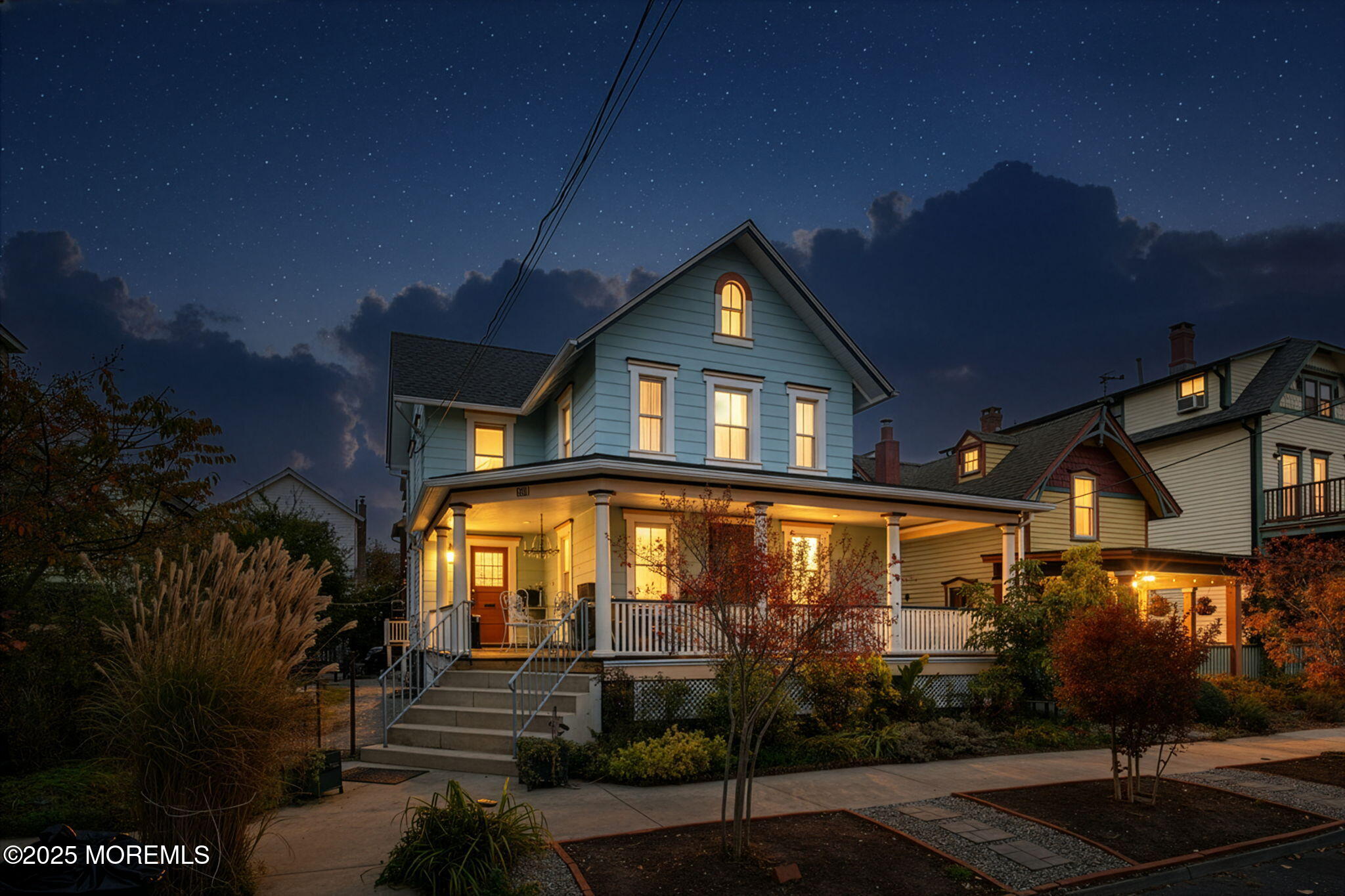 83 Broadway Ocean Grove, NJ 07756 - Photo 40 of 40 a front view of a house with garden
