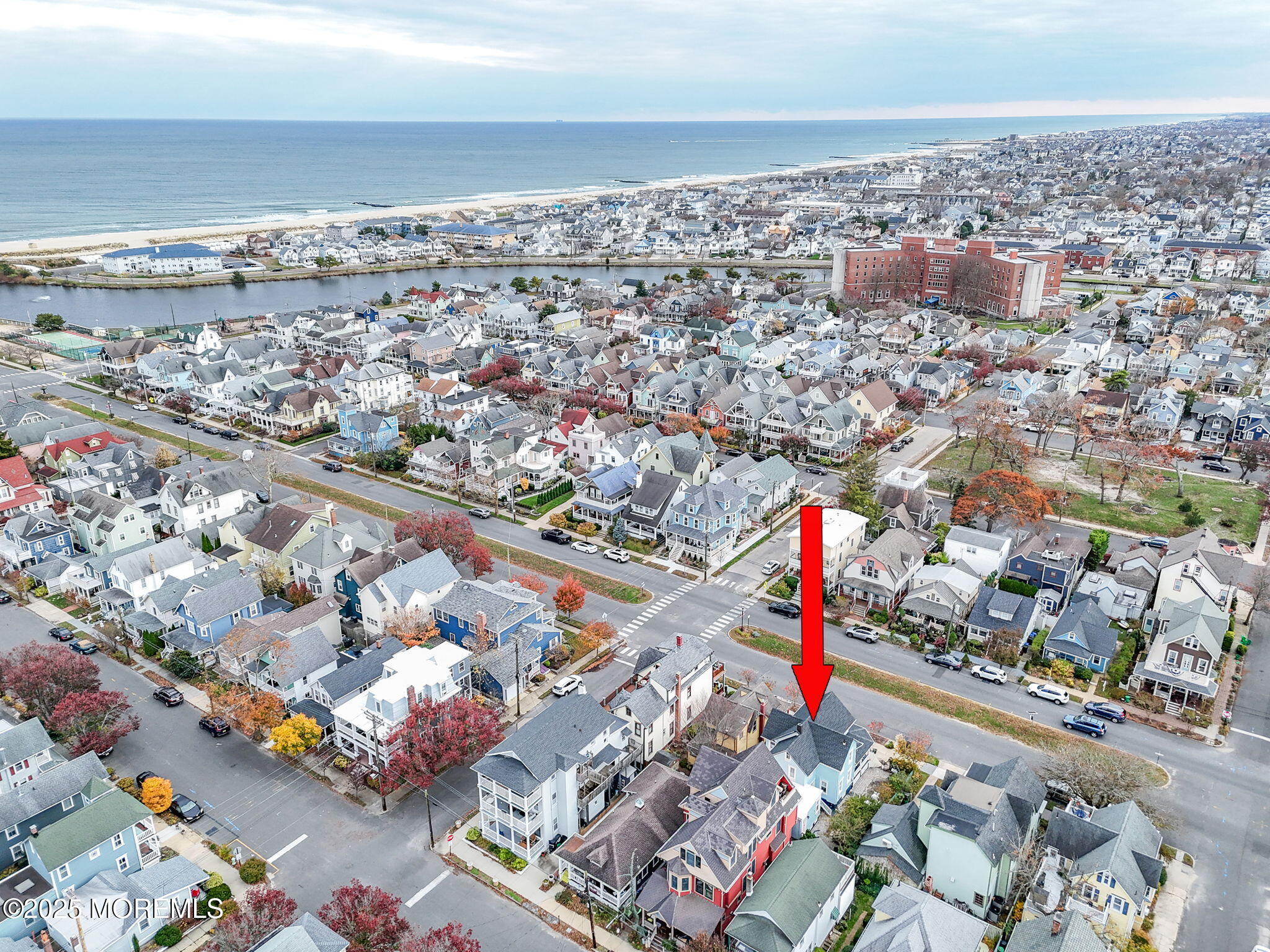 83 Broadway Ocean Grove, NJ 07756 - Photo 6 of 40 an aerial view of a city