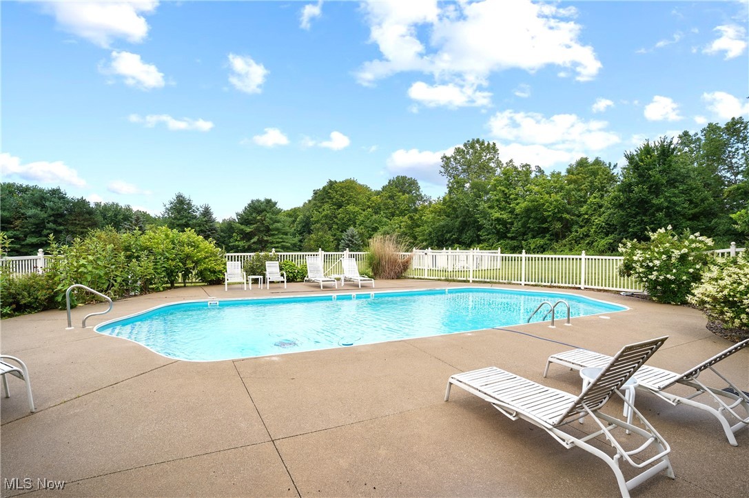 5952 Beach Road Wadsworth, OH 44281 - Photo 34 of 40 inground pool featuring a patio area and view of scattered trees